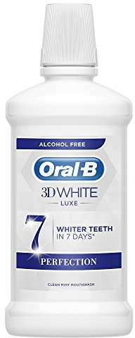 Oral-B 3D White Luxe Perfection - Bain de bouche - Fraîcheur de menthe - 500 ml