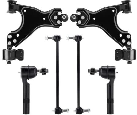 Front Lower Control Arms Suspension Kit Fit for Buick Enclave 2008-2017, Fit for Chevrolet Traverse 2009-2017, Fit for GMC Acadia 2007-2016, Fit for Saturn Outlook 2007-2010 - 6pc Set w/Ball Joints