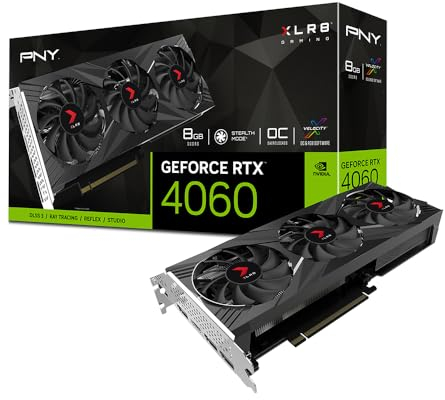 PNY 8GB RTX4060 XLR8 Gaming Verto Epic-X RGB OC 3xDP/HDMI RTX 4060 8GB XLR8 Gaming Verto Epic-X RGB OC