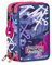 Seven Estuche con 3 Compartimentos, Morado, Triple Compartimento, Completo de lápices, rotuladores, Colores, Accesorios Mochila, elementales, Medios, Superiores, niña y niña, Violeta, Talla única,