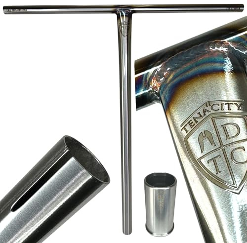 Ethic DTC Tenacity V2 Trottinette stunt en acier HIC/SCS I Trick Roller I Guidon I Barre de direction (Raw 67cm)