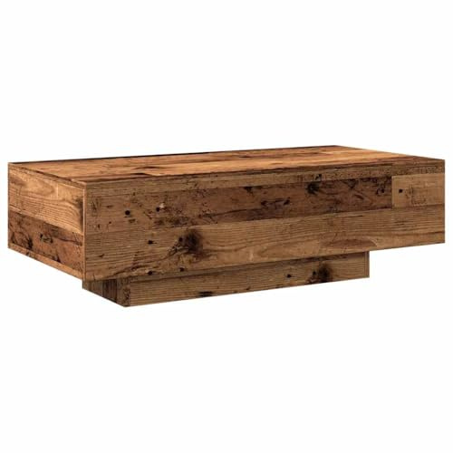 vidaXL Table Basse Vieux Bois 100x49,5x31 cm Bois d'ingénierie