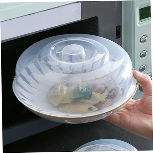 Copertura antischizzi per microonde, Copertura rotonda per microonde da 8'' per alimenti con prese d'aria per il vapore Coperchio paraschizzi senza BPA con impugnatura facile da impugnare, Utilizzo i
