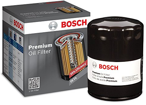 BOSCH 3510 Premium Oil Filter with FILTECH Filtration Technology - Compatible with Select Chevrolet Camaro, C/K Trucks, Express, Suburban; GMC C/K Trucks, G Series Vans, Jimmy + More