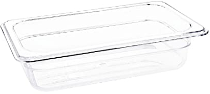 VOGUE U236 contenitore Gastronorm in policarbonato, 1/4 dimensioni