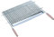 Sauvic Zurechtschneidbarer Edelstahl-Rost mit V-förmigen Streben, 74,5–83,5x40 cm