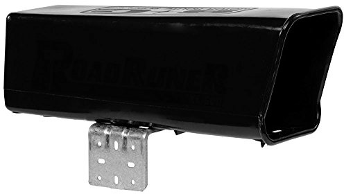 Plastic Newspaper Delivery Tube Box Receptacle & Mounting Bracket, Black