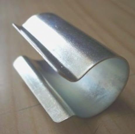 Atout Loisir Clips de fixation ronds en acier galvanisé, Diamètre 25 x 40, Lot de 25