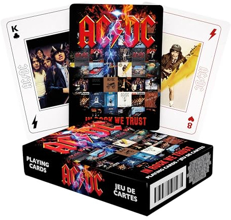 AQUARIUS AC/DC Spielkarten In Rock We Trust