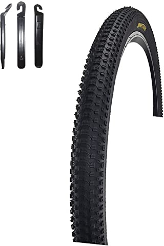 1 x Roverstone 27,5 Fahrradreifen Fahrradmantel Schwarz 54-584 (27,5 x 1,95) inkl. 3 Reifenheber