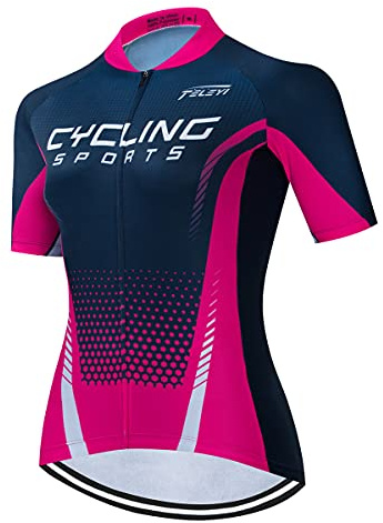 Kvinnor cykeltröja pro team mountainbike kläder sommar väg cykel kläder snabbtorkande, Cc6507-sj, XL