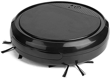 Greensen Robot Vacuum Cleaner, Vacuum Cleaner Robot Power Performance Strong Suction, Thin, Quiet, Robotic Vacuum for Hard Floors Multifunctional Automatic Robot Vacuum Cleaner Robot(black)