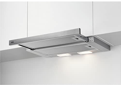 AEG 3000 Series 60cm Telescopic Cooker Hood - Silver