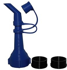 SPILL-NO-MORE® Spout Original with Adapters - (Pack of 2) - Fits Outside Diameter 1-1/4' Metal and 1-1/8 Plastic Solvent can Threads