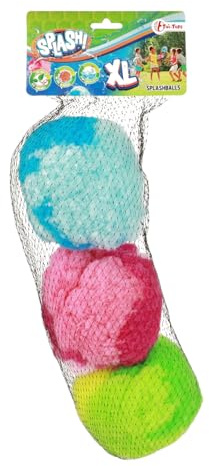 Splash Reusable XL Water Bombs Set of 3 Water Fun for Kids: Water Toy for Water Combat, Perfect Garden Game for Children in Summer, Discover Leisure Fun in the Garden