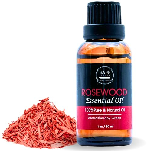Rosewood Essential Oil 100% Pure I Aromatherapy Grade 30ml I Therapeutic Grade Rosewood Essential Oil I Natural and Organic,Diffusion in Diffuser I Vegan I Diffusers for Home &Office.