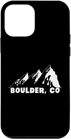 iPhone 12 mini Flatirons Boulder Colorado Climbing Hiking Travel Souvenir Case