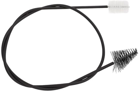 Reinigungsbürste für Trompete, Posaune, Saxophon, Schlangenform, 83 Cm Länge, Biegbarer Draht, Rohrreinigungsbürste, Edelstahl, Naturhaare, Breite Anwendung, mit
