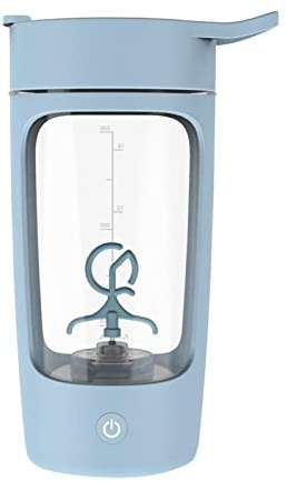 Shaker elettrico per proteine, in Tritan, senza BPA, tazza blu