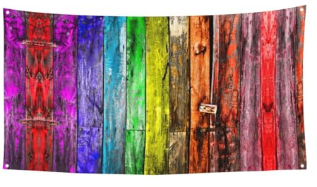 Holztafeln zum Bedrucken von Outdoor-Festival-Banner, geeignet für Partys, Halloween, hängende Dekoration für drinnen und draußen