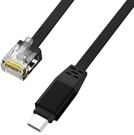 GKYQVE Adaptador de red USB C a RJ45, portátil, adecuado para viajes, oficina, hogar, dispositivos móviles, viajes, USB C Ethernet