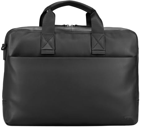JOST Leder Laptoptasche Businesstasche mit Laptopfach Tromsoe Business Bag Black schwarz
