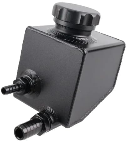 Serbatoio fluido servosterzo di sterzata in alluminio per il serbatoio del servosterzo per V6 V8 VX VY VY VE VE LS1 LS2 Applicazioni Numero parte 8K1927225B 1G72497012 Silver Black(Black)