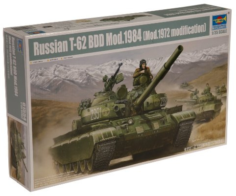 Trumpeter 1554 Modellbausatz Russian T-62 BDD Mod. 1984