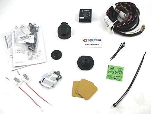WESTFALIA 314386300113 Elektrosatz Anhängerkupplung E-Satz Anhängevorrichtung Kompatibel mit OPEL Mokka/Mokka X J13 Astra J Sports Tourer P10 ASTRA J ZAFIRA TOURER C P12 Meriva B S10