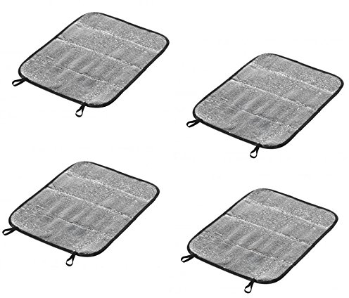 HAC24 4X Thermo Outdoor Sitzauflage 35x40cm Iso Kissen Thermokissen Sitzunterlage