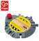 Hape Adjustable Rail Turntable – 6-Way Train Track Accessory with Rotating Knob for Big Engines