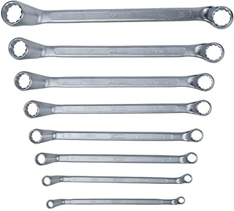 KS Tools 517.0248 CLASSIC Doppel-Ringschlüssel-Satz, gekröpft, 8-tlg. 6-22mm