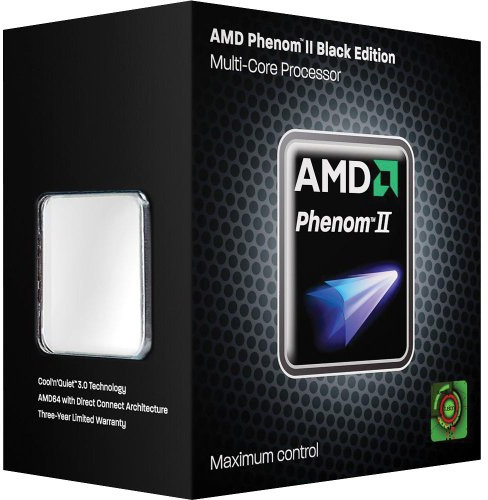 AMD HDZ560WFGMBOX - Procesador CPU AMD AM3 Phenom II X2 560 Box (2X 3,3 GHz), Color Negro