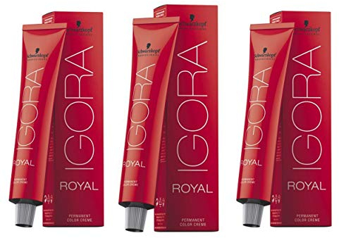 Schwarzkopf IGORA Royal 7-57 Mittelblond Gold Kupfer 60ml 3er Pack (3x60ml)