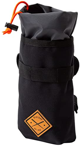 Restrap Unisex Stem Bag Vorbautasche, wasserdicht, Flaschenhalter, Aufbewahrung Fahrradgepäckzubehör, Schwarz, 22.86 x 17.78 x 7.62 cm