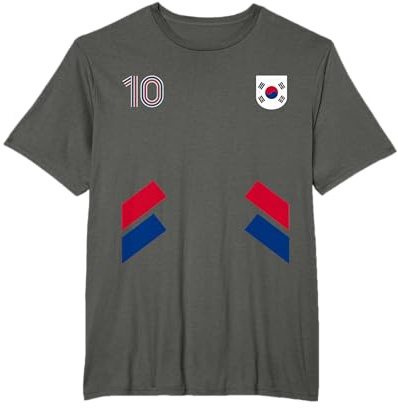 Drapeau de football Corée du Sud Retro10 T-Shirt