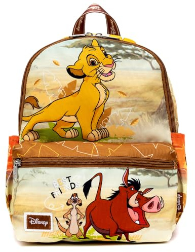 Wondapop Roi Lion Sac à dos en nylon 33 cm, Roi Lion, 33 cm, sacs à dos traditionnels, Roi Lion, 13