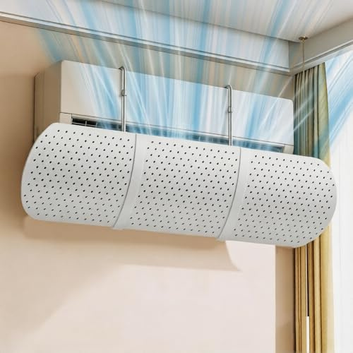 Deflector aire acondicionado, Deflector de Viento de Aire Acondicionado Deflector retráctil de Salida del, Aire Acondicionado Anti-soplado Directo