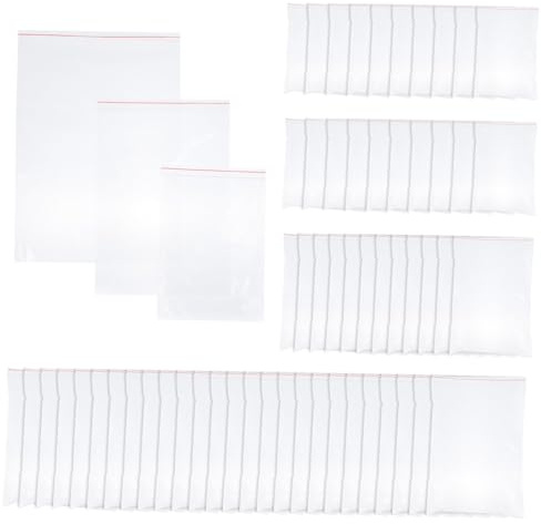 Veemoon 300pcs Self-Sealing Plastic Card Sleeves Business Cards Pockets Clear Storage Bags for Photos Documents Thickness