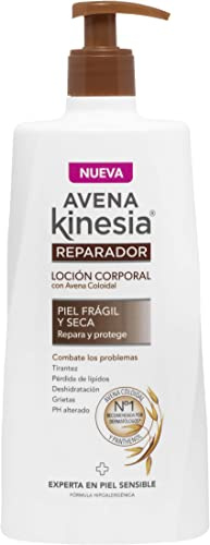Avena Kinesia - Loción Corporal Reparador 400ml | Con pantenol y textura ligera de rápida absorción que restaura la barrera cutánea en el uso diario