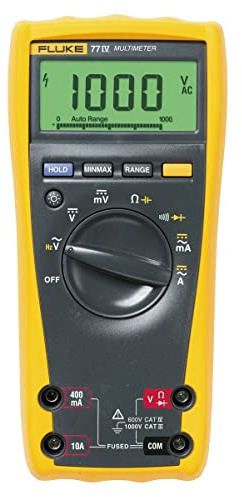 FLUKE-77-4/EUR,INDUSTRIAL MULTIMETER, 1000V CAT III, EUROPE