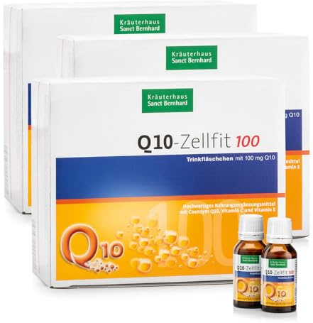 Q10-Zellfit 100 mg Trinkfläschchen mit Coenzym Q10, Selen, L-Carnitin 600 ml
