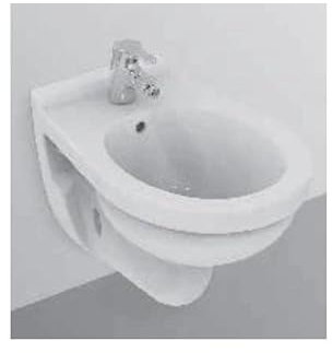 Ceramica Dolomite E886101 QUARZO Bidet sospeso monoforo - Bianco