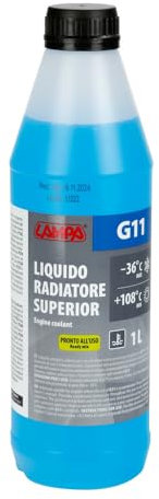 Lampa 38097 Anticongelante Concentrado (-36°), Color Azul, Diseño de Frasco, 1000 ml