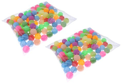 Baoblaze 200 STK. Tischtennisbälle Ping Pong Bälle Lotteriekugeln Multicolor