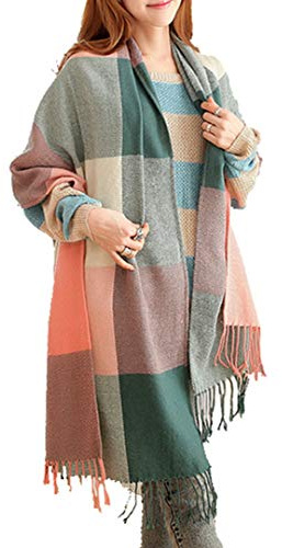 Miss Lulu sciarpa donna invernale nappe morbido donne sciarpa grandi avvolgere scialle Donne Ragazze Moda Autunno Inverno Caldo
