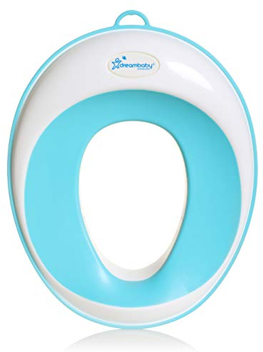 Dreambaby F6000 EZY-Potty Toilettentrainer WC-Sitzauflage Töpfchen, rutschfest und ideal für unterwegs, aqua Blau