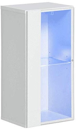ASM Hängevitrine Switch Ww 4 – L 30 x T 30 x H 60 cm – Weiß