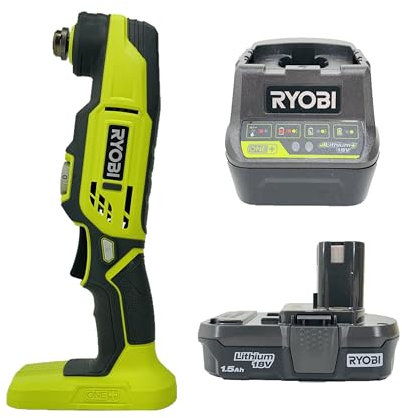 Ryobi 18 Volt Cordless P343 Kit Multifunzione con Batteria e Caricatore (Senza Imballaggio al Dettaglio, Bulk Packaged)