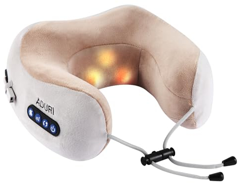Massaggiatore Cervicale per il Collo, Massaggiatore per Collo e Spalle Senza Fili, Massaggio Cervicale Shiatsu, USB-C ricaricabile, per Casa, Ufficio e Viaggi